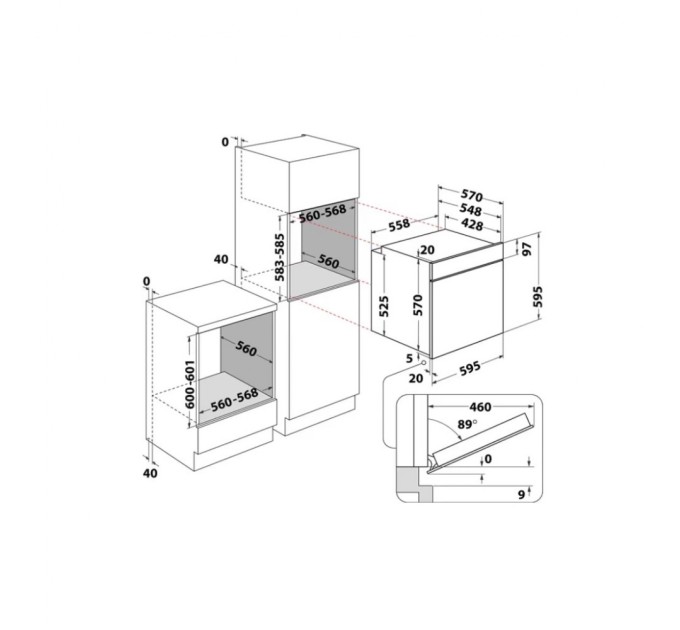 Духова шафа Indesit IFW6230IX