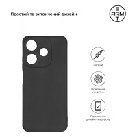 Чохол до мобільного телефона Armorstandart Matte Slim Fit Tecno Spark 10С Camera cover Black (ARM68917)