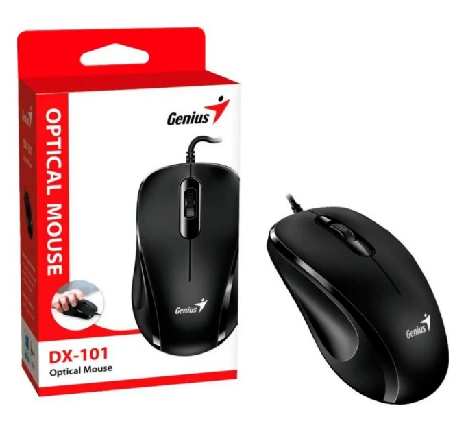 Мишка Genius DX-101 USB Black (31010026400)