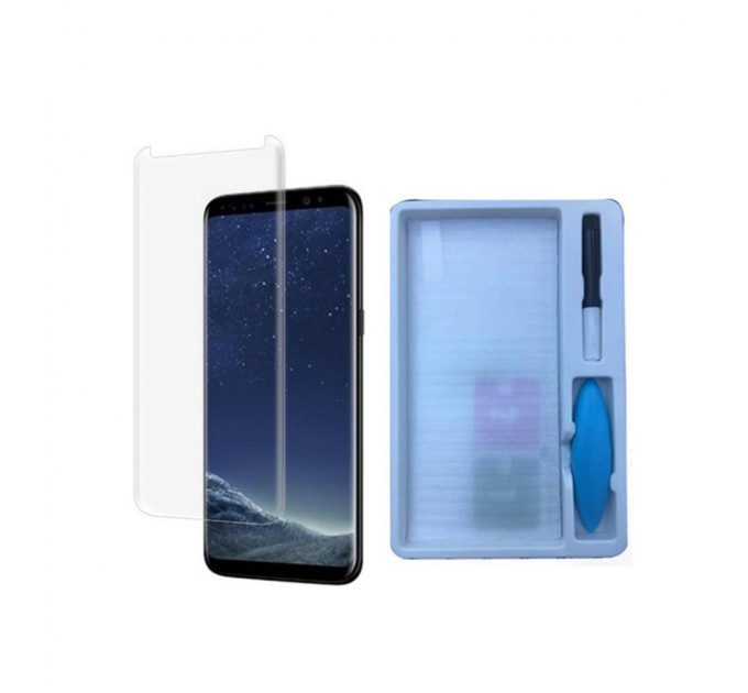 Стекло защитное PowerPlant Samsung Galaxy Note 8 liquid glue + UF-lamp (GL604654)