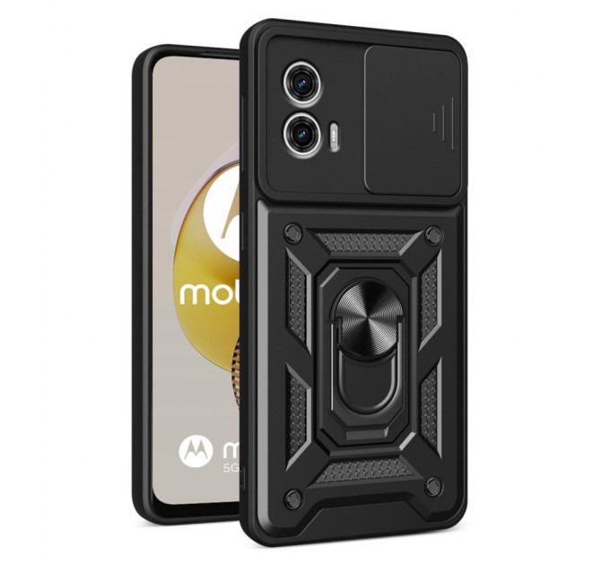 Чохол до мобільного телефона BeCover Military Motorola Moto G73 Black (709982)