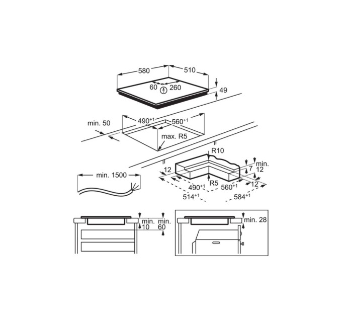 Варочна поверхня Electrolux EIS62453IT