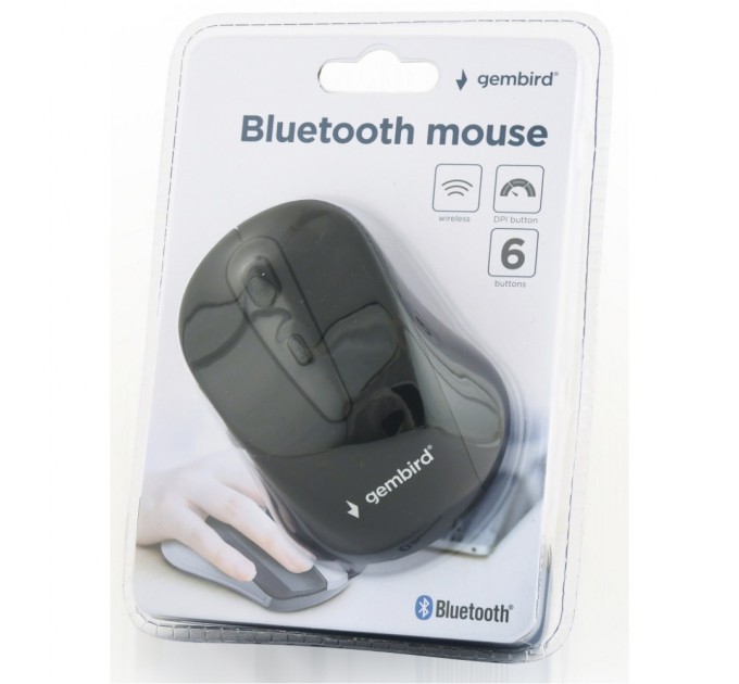 Мышка Gembird MUSWB2 Bluetooth Black (MUSWB2)