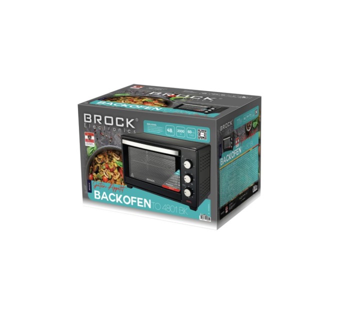 Електропіч Brock TO 4801 BK