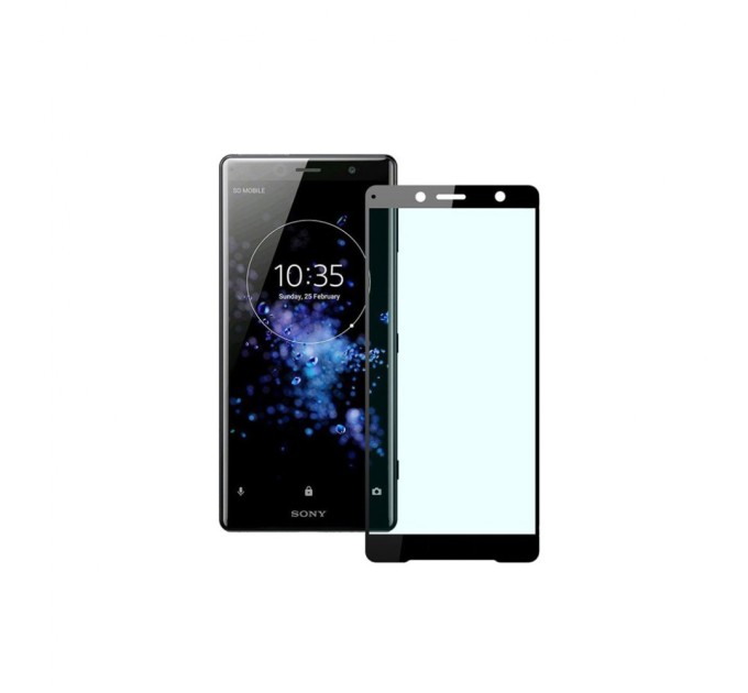 Стекло защитное PowerPlant Full screen Sony Xperia XZ2 Compact, Black (GL605460)