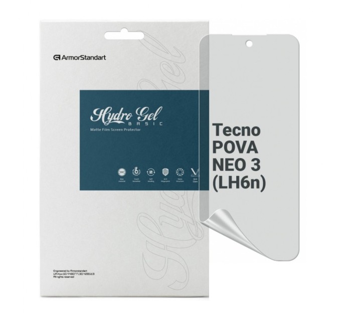 Плівка захисна Armorstandart Matte Tecno POVA NEO 3 (LH6n) (ARM70378)