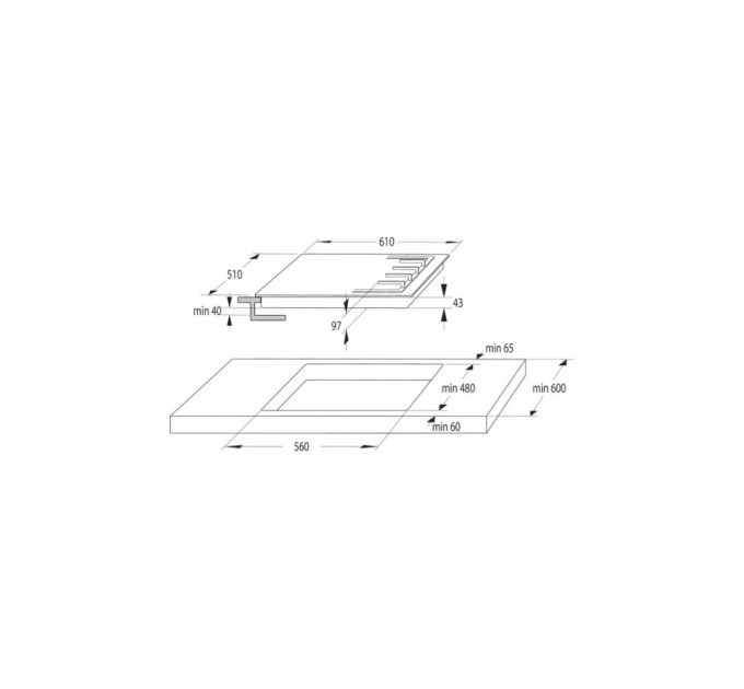 Варочна поверхня Gorenje GTW641KB