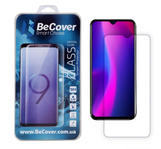 Скло захисне BeCover Blackview A60 Crystal Clear Glass (704163)
