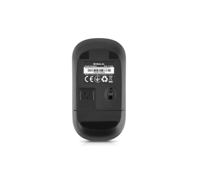 Мишка REAL-EL RM-311W Wireless Black (EL123200041)