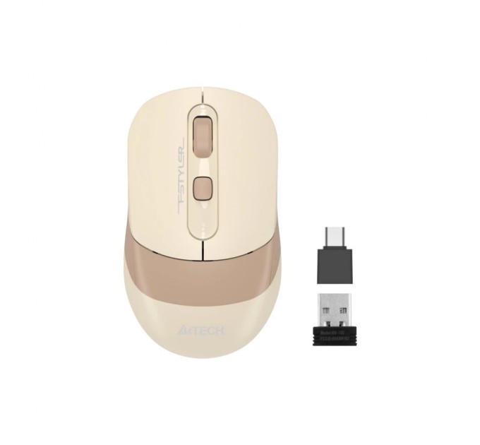 Мишка A4Tech FG10CS Air Wireless Cafe Latte (4711421992022)