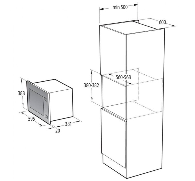 Микроволновая печь Gorenje BM251SG2WG