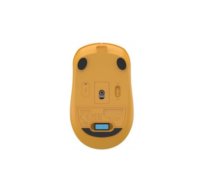 Мишка A4Tech FG15CS Air2 Wireless Yellow (4711421001236)