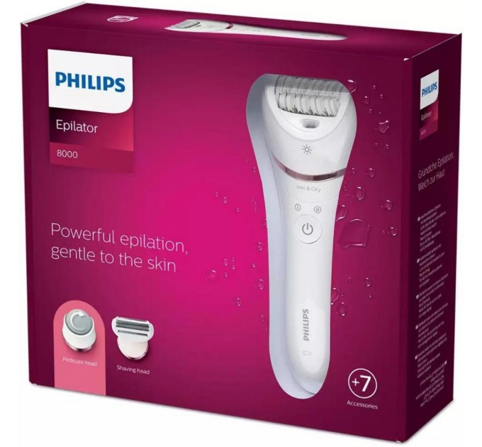 Епілятор Philips Series 8000 BRE730/10 (BRE730/10)