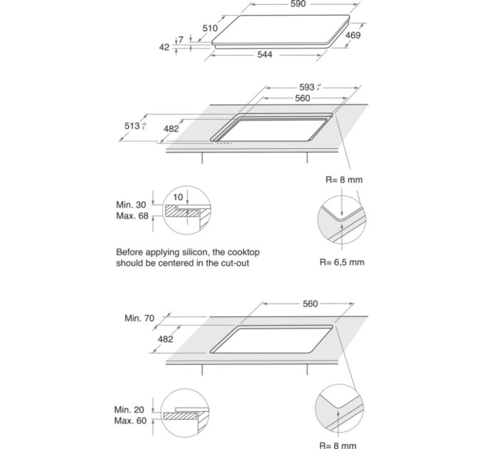 Варочна поверхня Whirlpool GOWL628/NBEE