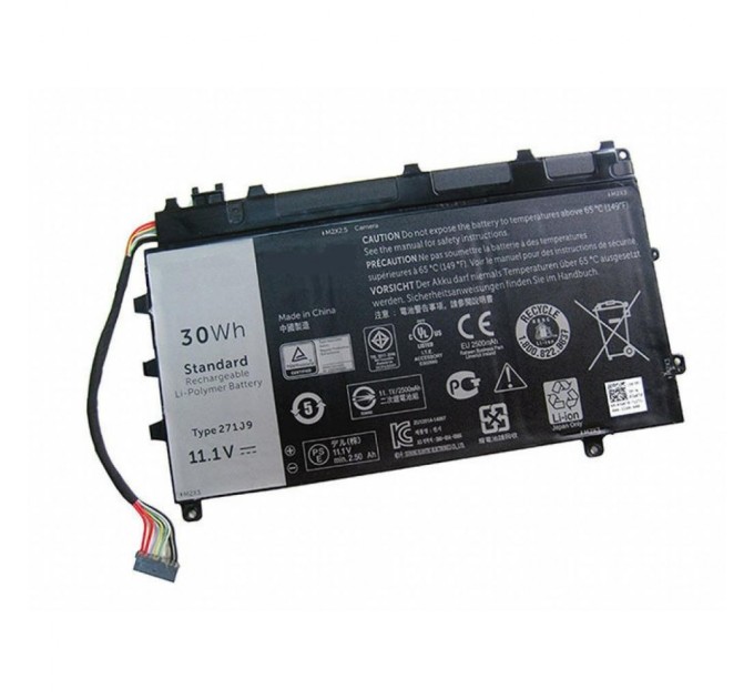 Акумулятор до ноутбука Dell Latitude E7350 271J9 (для экр. блока), 30Wh (2500mAh), 3cell (A47224)