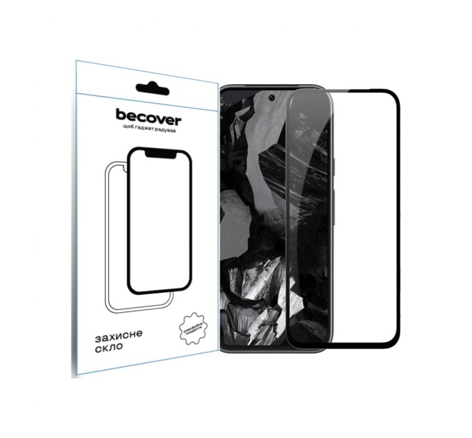 Скло захисне BeCover Google Pixel 8a Black (711663)