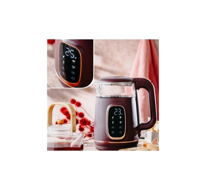 Електрочайник Adler AD 1305 burgundy