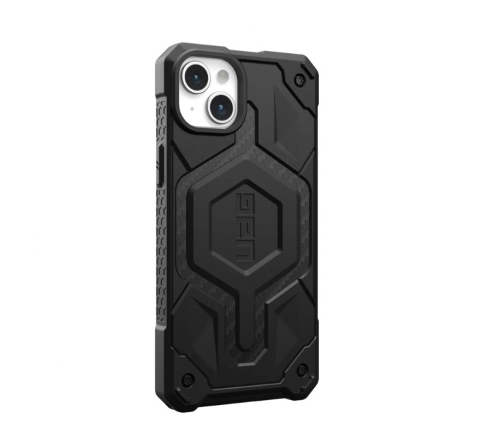 Чехол для мобильного телефона UAG Apple iPhone 15 Plus Monarch Pro Magsafe, Carbon Fiber (114220114242)