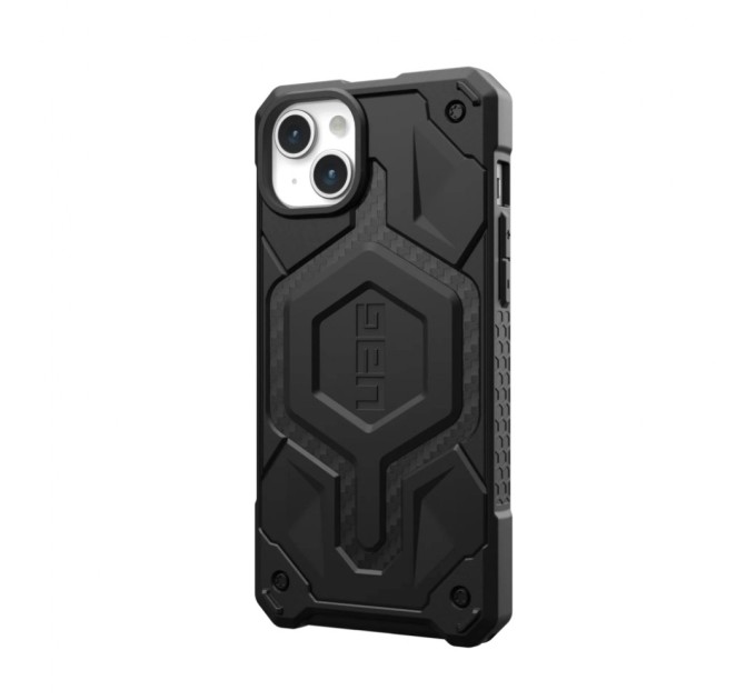 Чехол для мобильного телефона UAG Apple iPhone 15 Plus Monarch Pro Magsafe, Carbon Fiber (114220114242)