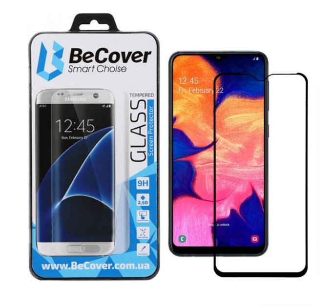 Скло захисне BeCover Samsung Galaxy A10 SM-A105 Black (703677)