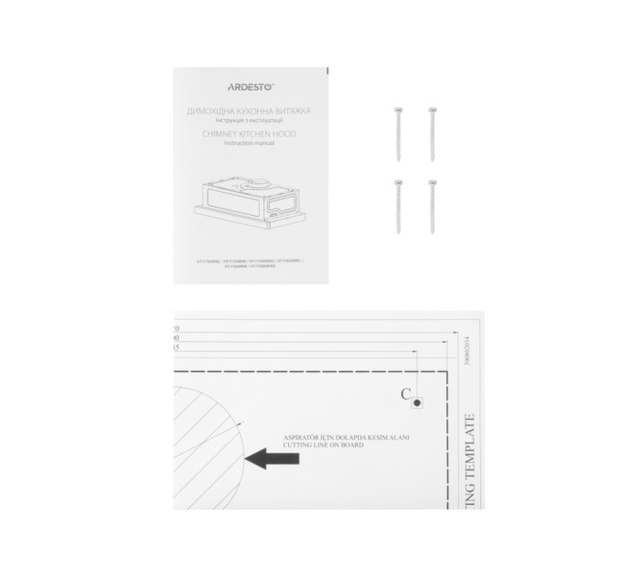 Витяжка кухонна Ardesto HT-F900MW