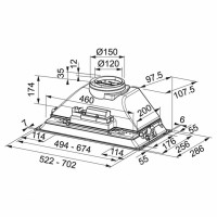 Витяжка кухонна Franke Inca Smart FBI 525 GR (305.0599.532)