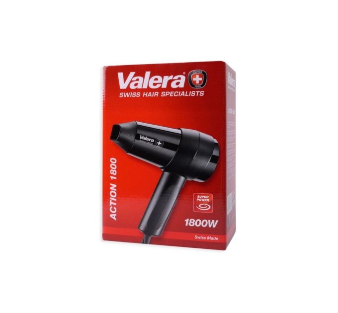 Фен Valera Action 1800 Swiss Cross (542.08 BLACK)