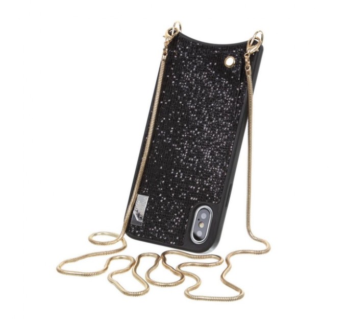 Чохол до мобільного телефона BeCover Glitter Wallet Apple iPhone Xs Max Black (703621) (703621)