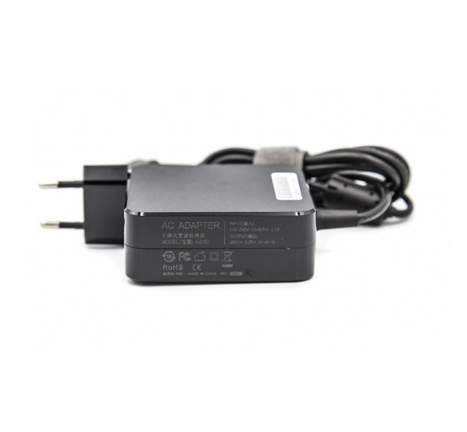 Блок питания к ноутбуку PowerPlant IBM/LENOVO 220V, 20V 65W 3.25A (7.9*5.5) wall mount (WM-IB65H7955)