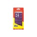 Чохол до мобільного телефона Dengos iPhone 14 Pro Case + Glass (Purple) (DG-KM-80)