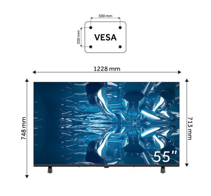 Телевізор Haier H55K85FUX