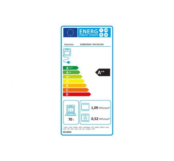 Духова шафа Electrolux EOB8S39WX
