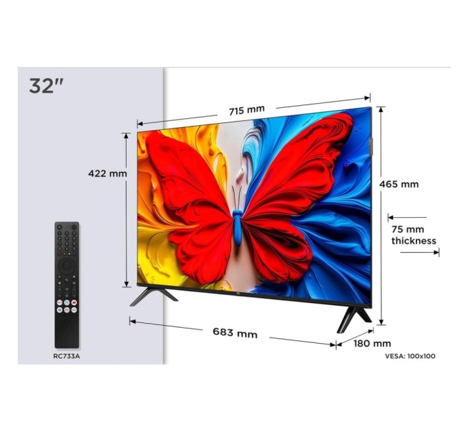 Телевізор TCL 32S5K