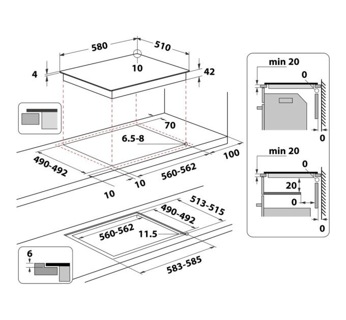 Варочна поверхня Whirlpool AKT8090/NE