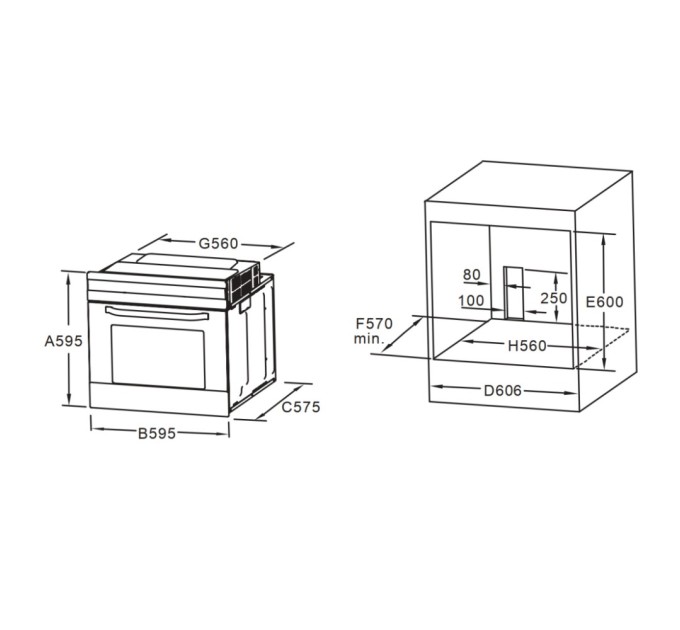 Духова шафа Interline KTN 680 ECH XA