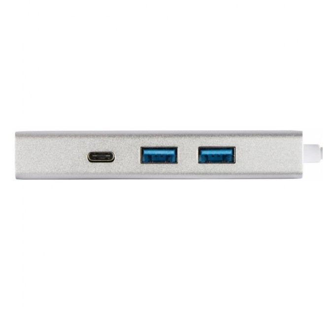 Концентратор Hama USB-C to 2x USB-A, USB-C, HDMI Aluminium Silver (00135756)