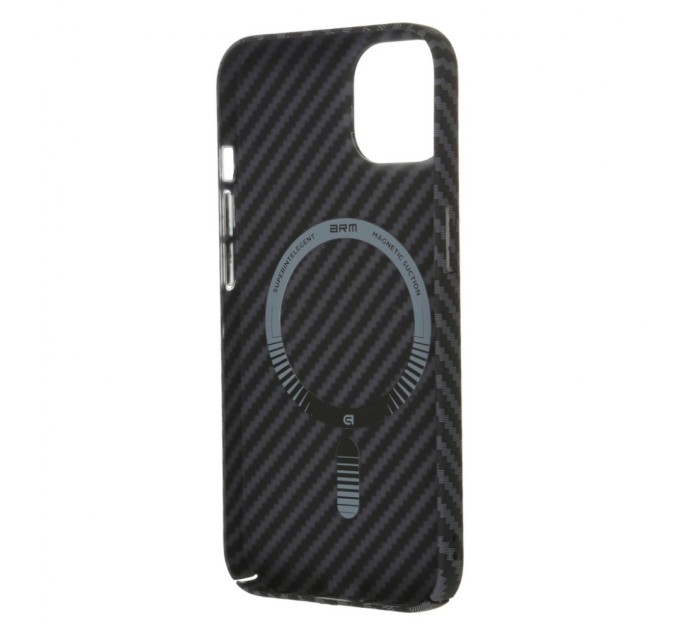 Чохол до мобільного телефона Armorstandart LikeCarbon MagCase Apple iPhone 13 Black (ARM66360)