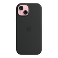 Чехол для мобильного телефона Apple iPhone 15 Silicone Case with MagSafe Black (MT0J3ZM/A)