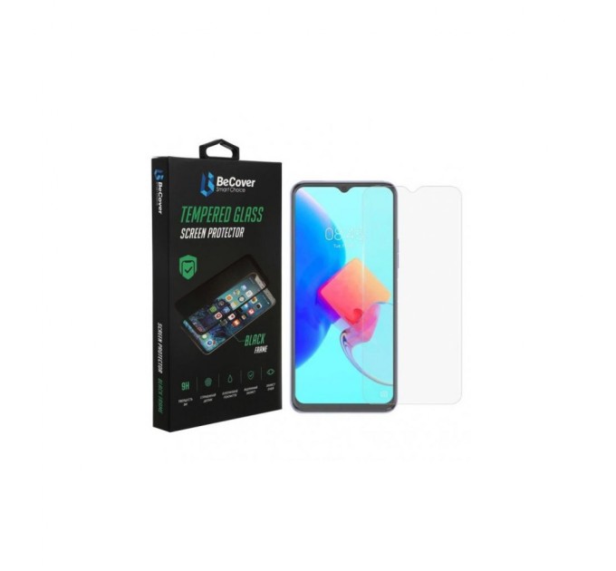 Скло захисне BeCover Tecno Pop 5 LTE (BD4i) / (BD4a) Crystal Clear Glass (707872)