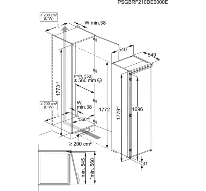 Холодильник Electrolux ERD6DE18S1