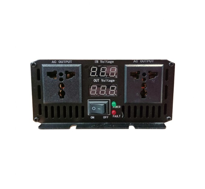 Автомобільний інвертор 12V/220V 2500 Вт, чиста синусоїда Choetech (CJ5000Q-BK-ZX)