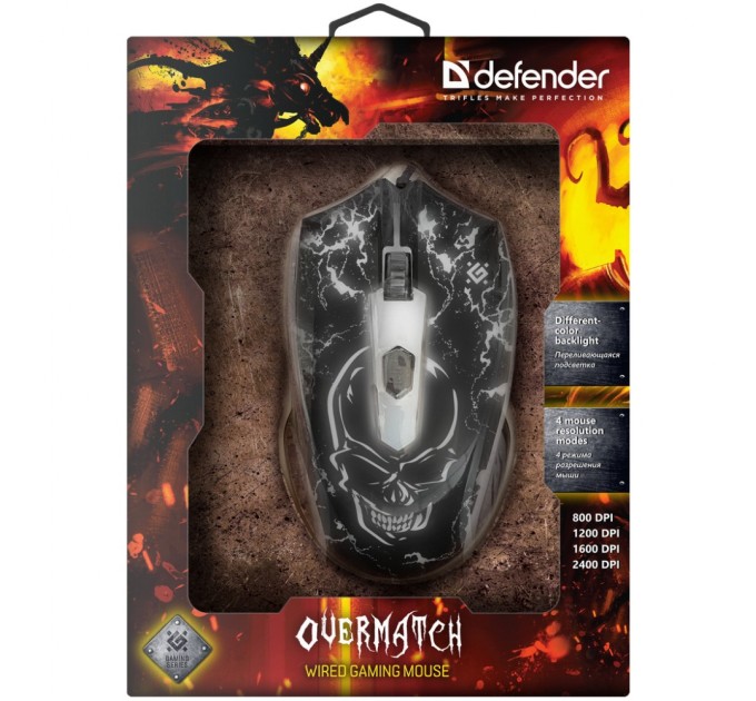 Мышка Defender Overmatch GM-069 USB Black (52069)