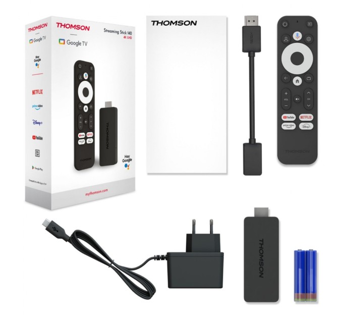 Медіаплеєр THOMSON Streaming Stick 140 4K UHD (223490)