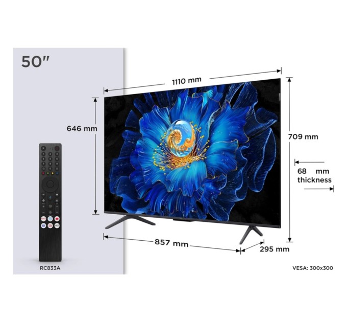 Телевізор TCL 50C6KS