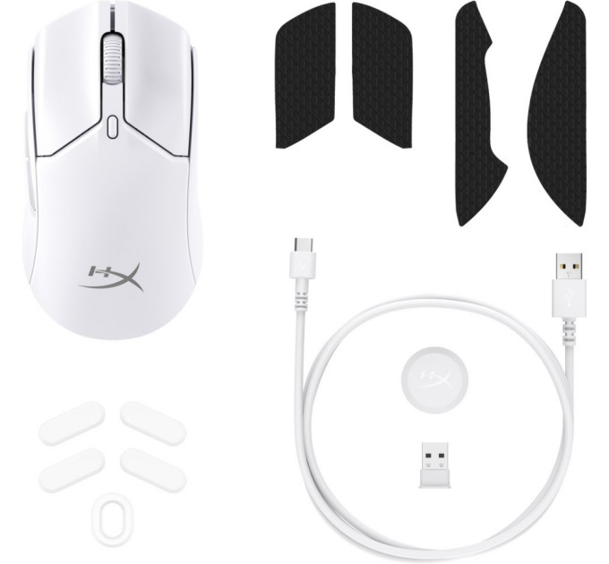 Мишка HyperX Pulsefire Haste 2 Mini Wireless White (7D389AA)