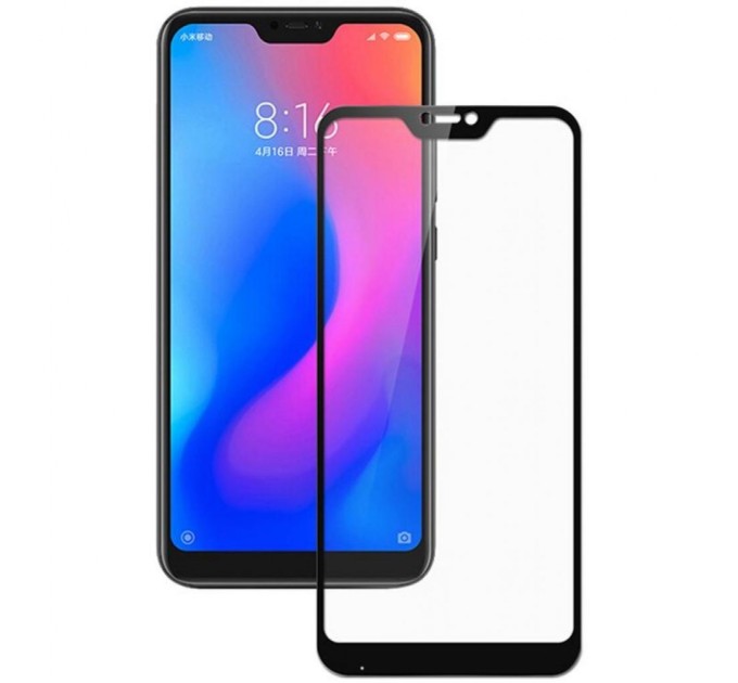 Стекло защитное PowerPlant Xiaomi Mi A2 Lite, Black (GL605989)