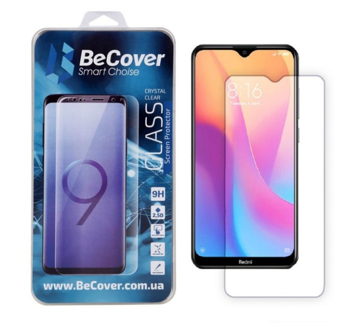 Скло захисне BeCover Xiaomi Redmi 8A Crystal Clear Glass (704161)