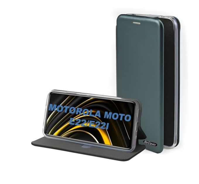 Чохол до мобільного телефона BeCover Exclusive Motorola Moto E22/E22i Dark Green (710242)