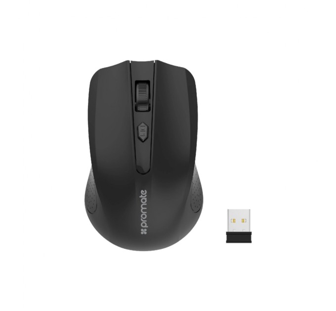 Мишка Promate Clix-8 Wireless Black (clix-8.black)