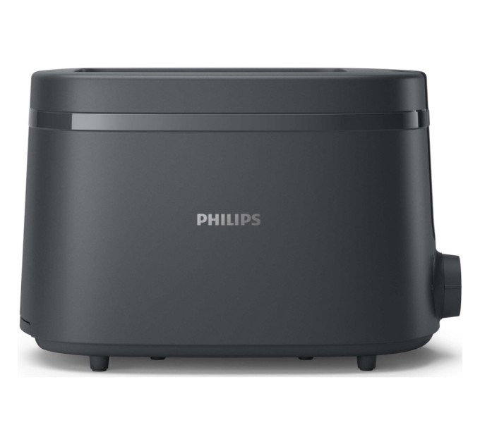 Тостер Philips Essentials Collection 650Вт, пластик, темно-сірий (HD2510/90)